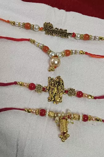 Bhaiya  bhabhi rakhi combo with roli and chawal