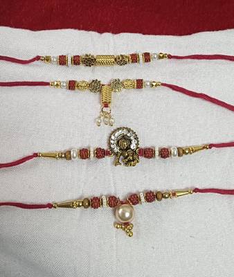 Bhaiya  bhabhi rakhi combo with roli and chawal 2