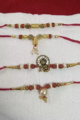 Bhaiya  bhabhi rakhi combo with roli and chawal