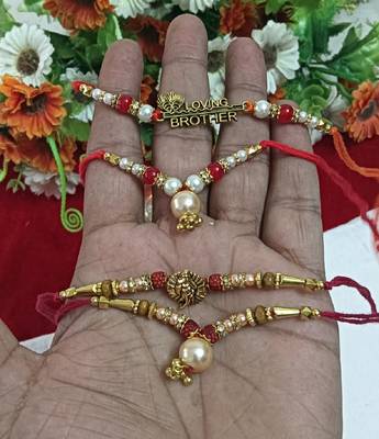 Bhaiya  bhabhi rakhi combo with roli and chawal 1