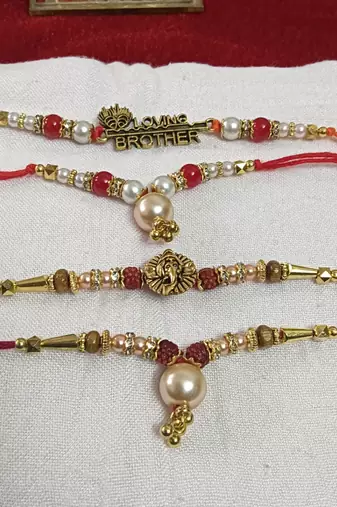 Bhaiya  bhabhi rakhi combo with roli and chawal