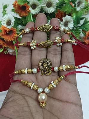 Bhaiya  bhabhi rakhi combo with roli and chawal 1