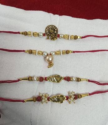 Bhaiya  bhabhi rakhi combo with roli and chawal 2