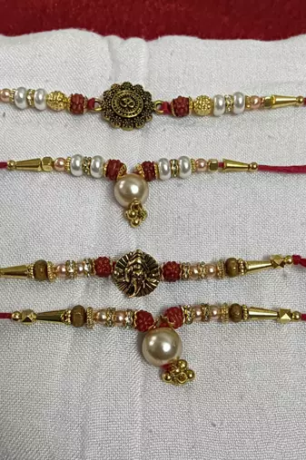 Bhaiya  bhabhi rakhi combo with roli and chawal