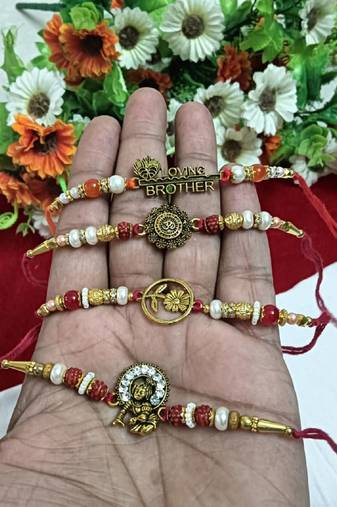 Bhaiya  bhabhi rakhi combo with roli and chawal