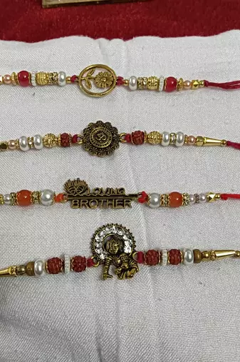 Bhaiya  bhabhi rakhi combo with roli and chawal