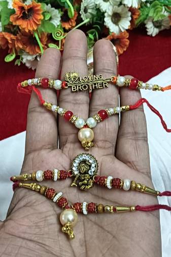 Bhaiya  bhabhi rakhi combo with roli and chawal