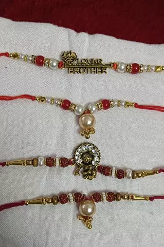 Bhaiya  bhabhi rakhi combo with roli and chawal