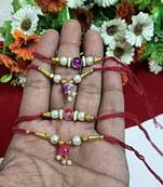 Bhaiya  bhabhi rakhi combo with roli and chawal