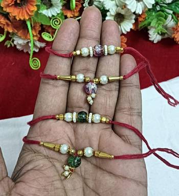 Bhaiya  bhabhi rakhi combo with roli and chawal 1