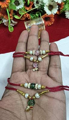 Bhaiya  bhabhi rakhi combo with roli and chawal 1