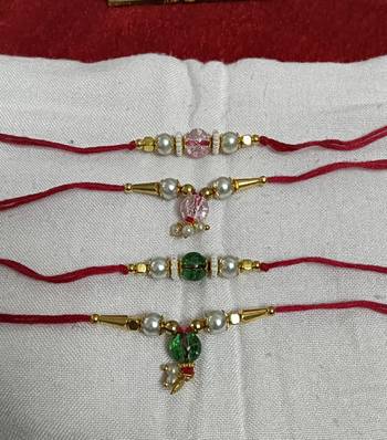 Bhaiya  bhabhi rakhi combo with roli and chawal 2