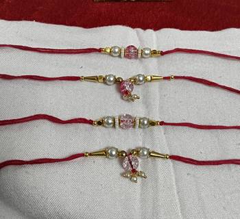 Bhaiya  bhabhi rakhi combo with roli and chawal 2