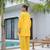 Yufta yellow polka dot print top and trouser co ord set