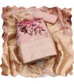 Handcrafted glamorous pink colour organza salwar kameez for graceful graceful party looks in wedding style