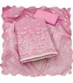 Handcrafted glamorous pink colour art silk salwar kameez for graceful graceful party looks in wedding style