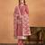 dusty pink color  faux georgette salwar suits with faux georgette dupatta