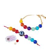 7 chakra evil eye energetic healing money magnet rakhi bracelet for spiritual connection and protection