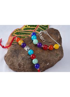 Chakra energetic healing money magnet rakhi bracelet for spiritual connection and protection 2