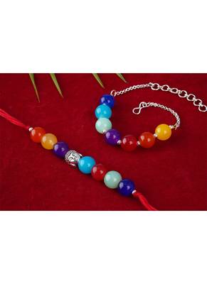 Chakra energetic healing money magnet rakhi bracelet for spiritual connection and protection 3
