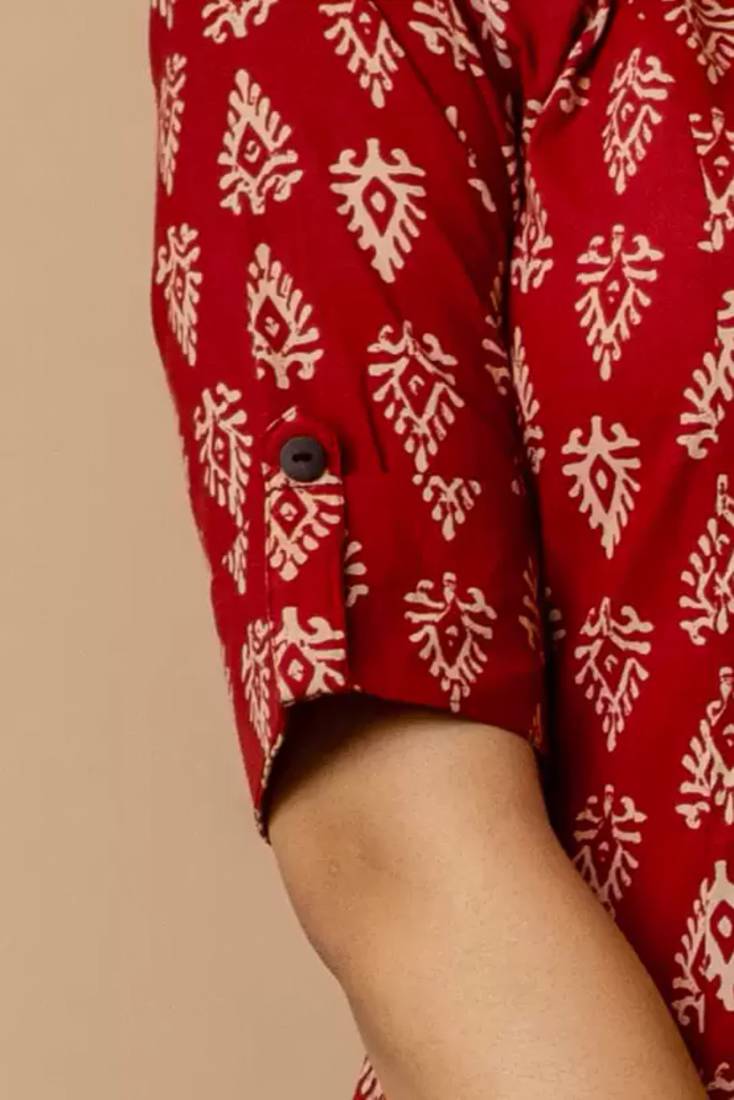 Women's Cotton Floral Print  Kurta Palazzo