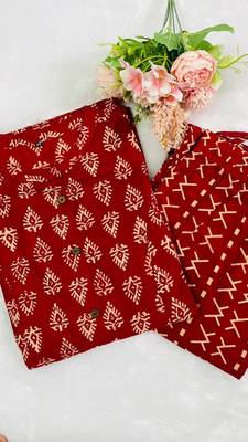 Women's Cotton Floral Print  Kurta Palazzo 6