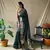 Women Green Soft Banarasi silk blend Saree Zari Weaving Rich Pallu Saree With Blouse For Women