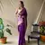 Women Purple Soft Banarasi silk blend Saree Zari Weaving Rich Pallu Saree With Blouse For Women