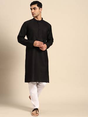 Pro-ethic style developer men's cotton kurta pajama traditional wear wedding outfit dress 1