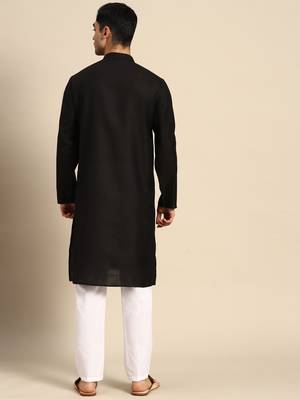 Pro-ethic style developer men's cotton kurta pajama traditional wear wedding outfit dress 2