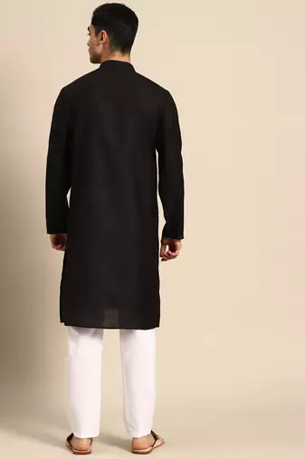Pro-ethic style developer men's cotton kurta pajama traditional wear wedding outfit dress