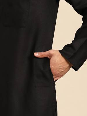 Pro-ethic style developer men's cotton kurta pajama traditional wear wedding outfit dress 4