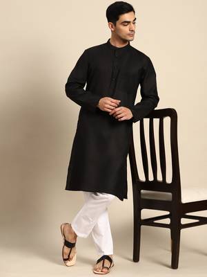Pro-ethic style developer men's cotton kurta pajama traditional wear wedding outfit dress 5