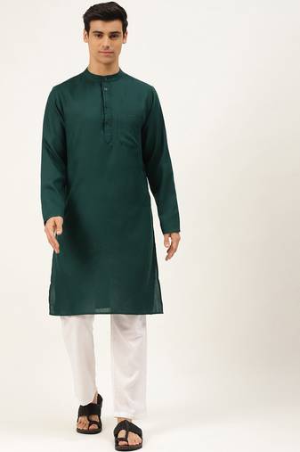 Pro-ethic style developer men's cotton kurta pajama traditional wear wedding outfit dress