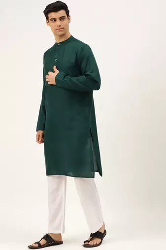 Pro-ethic style developer men's cotton kurta pajama traditional wear wedding outfit dress