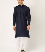 Pro-ethic style developer men's cotton kurta pajama traditional wear wedding outfit dress