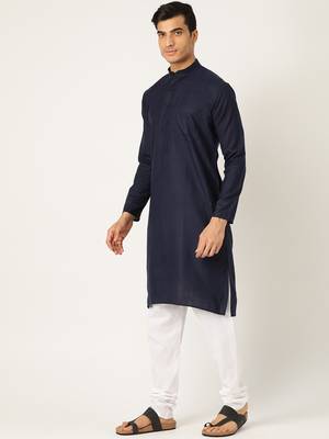 Pro-ethic style developer men's cotton kurta pajama traditional wear wedding outfit dress 4