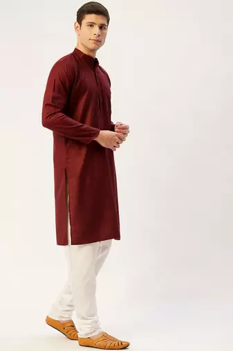 Pro-ethic style developer men's cotton kurta pajama traditional wear wedding outfit dress