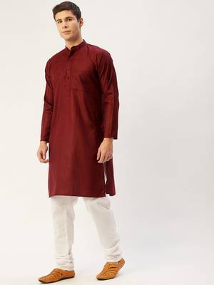 Pro-ethic style developer men's cotton kurta pajama traditional wear wedding outfit dress 5