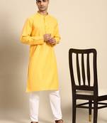 Pro-ethic style developer men's cotton kurta pajama traditional wear wedding outfit dress