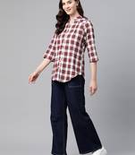 Collared front open warm winter shirt