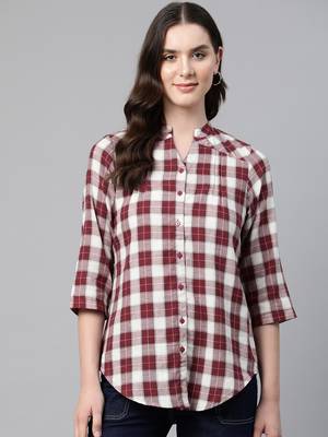 Collared front open warm winter shirt 2