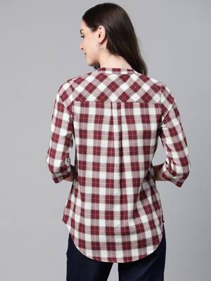 Collared front open warm winter shirt 4