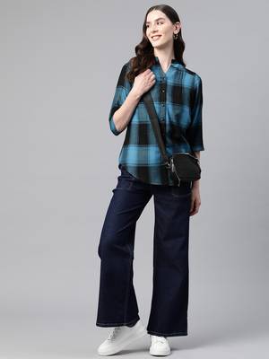 Collared front open warm winter shirt 1