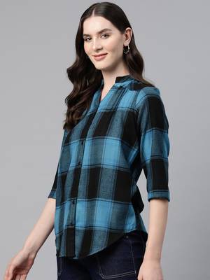 Collared front open warm winter shirt 3