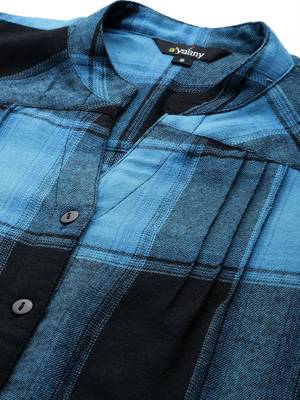 Collared front open warm winter shirt 5