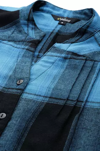 Collared front open warm winter shirt