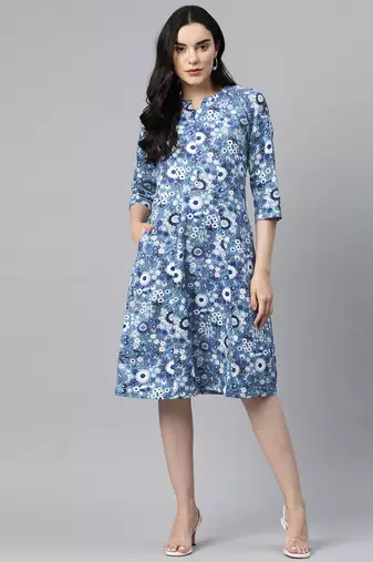 Collared zip dress