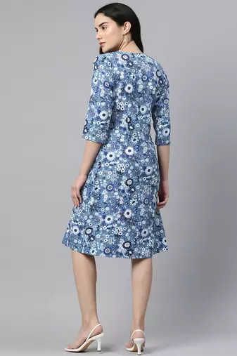 Collared zip dress