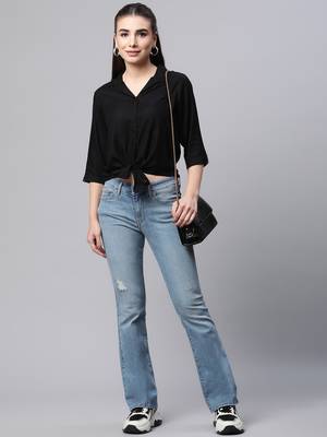 Ayaany women shirt with knot 1